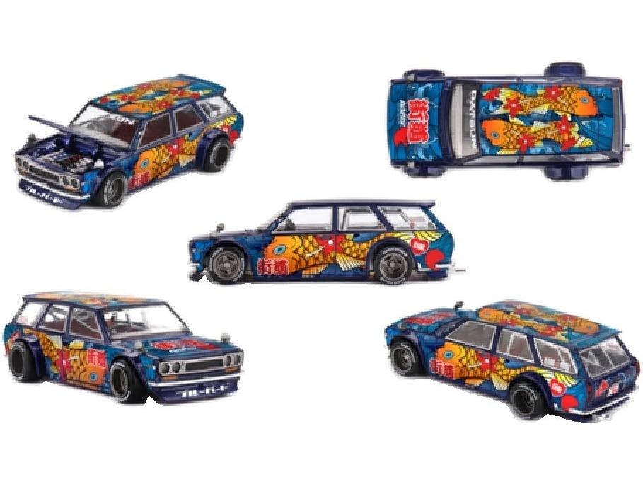 Datsun Kaido 510 Wagon Koi Wagon V1 1:64 Scale Diecast Model Car – MINI GT-MINI GT-Diecast Model Centre