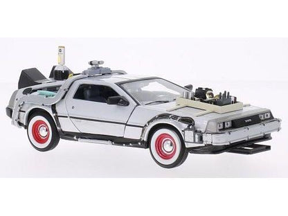 DeLorean Back to The Future 3 1:24 Scale Welly Diecast Model-Welly-Diecast Model Centre