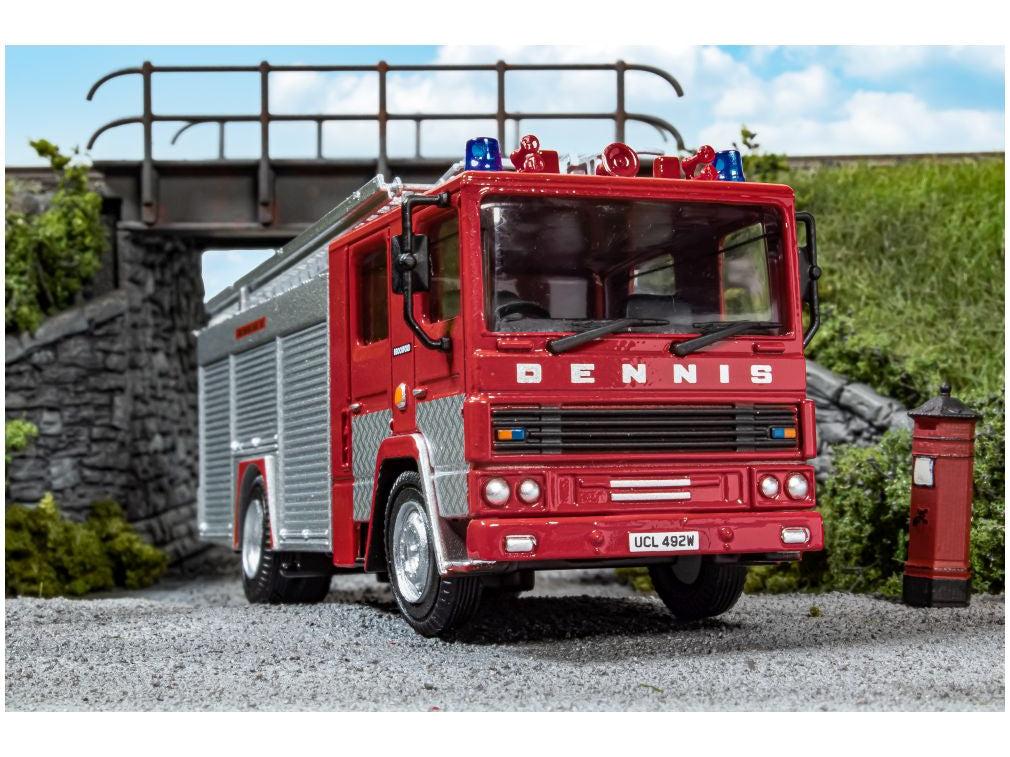 Dennis RS Fire Appliance Mid Suffolk Light Railway 1:76 Scale Oxford Diecast Model Fire Engine-Oxford Diecast-Diecast Model Centre