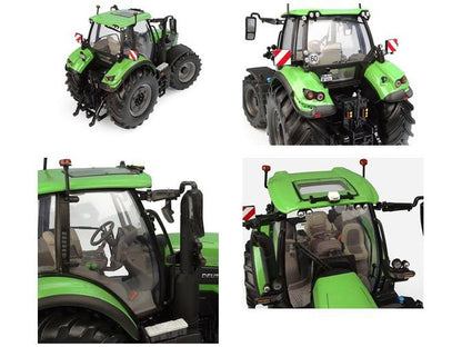 Deutz Fahr 7250 TTV Tractor 2023 Standard Green 1:32 Scale Universal Hobbies Diecast Model-Universal Hobbies-Diecast Model Centre