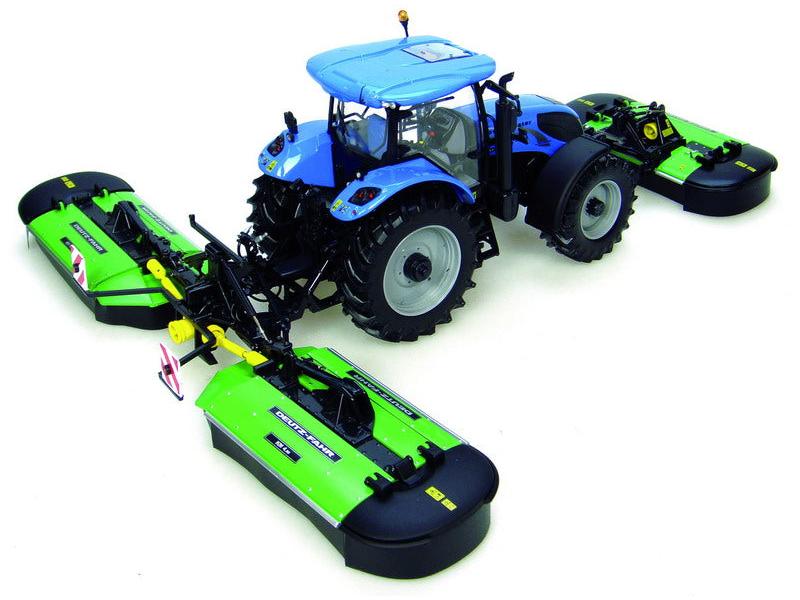 Deutz Front and Rear Mower Set 1:32 Scale Universal Hobbies Diecast Model-Universal Hobbies-Diecast Model Centre