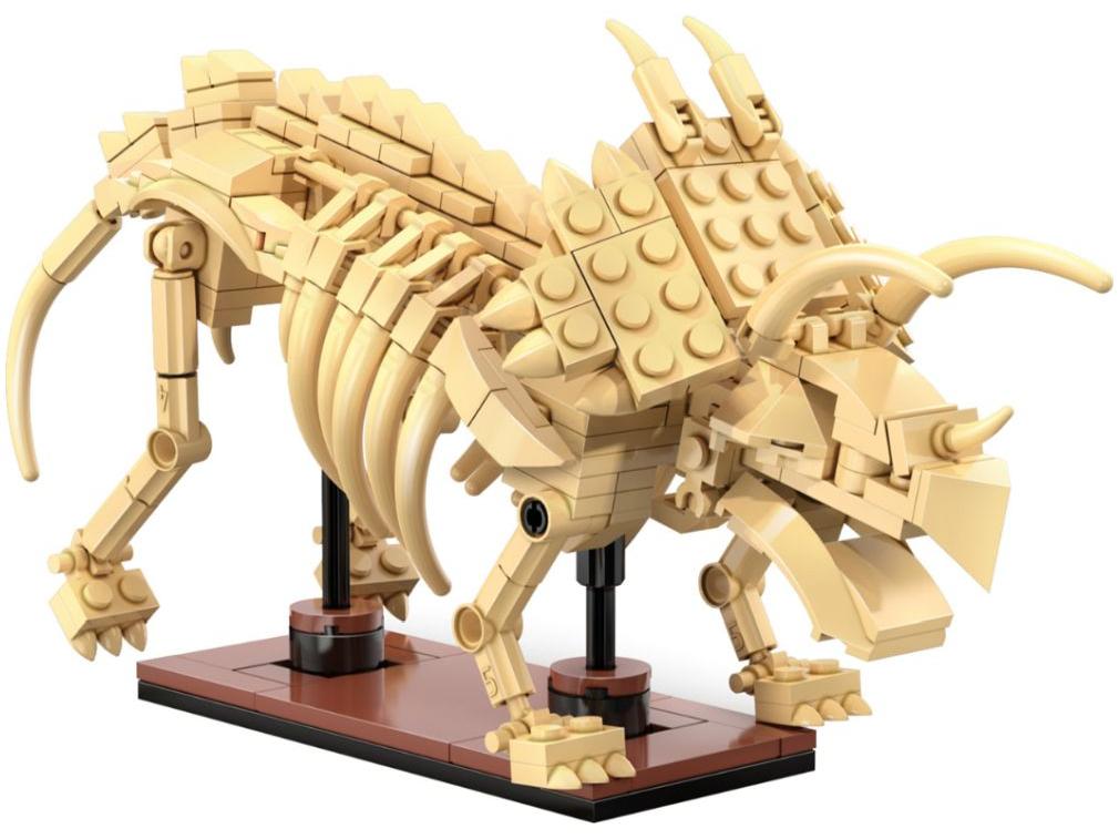 Dinosaur Fossils: Triceratops (272 pcs) Cada Kit-Cada-Diecast Model Centre