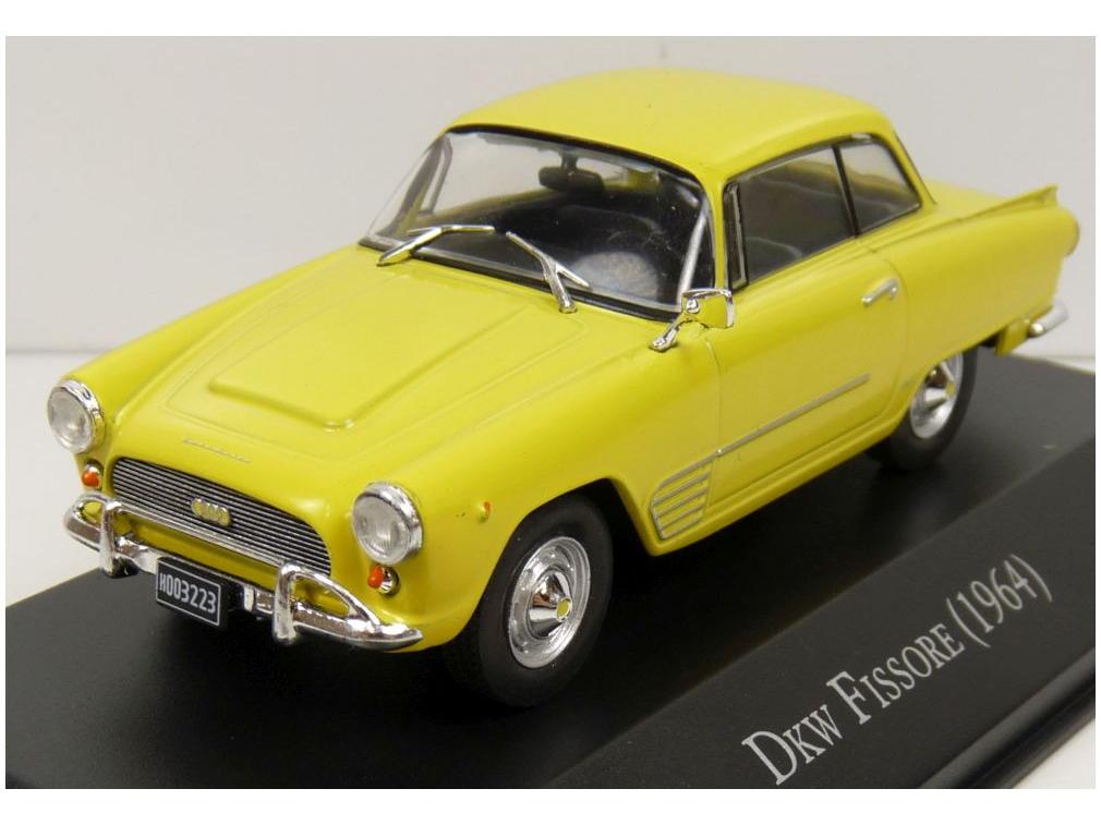 Dkw Fissore Yellow 1964 (Argentina Spec.) 1:43 Scale Diecast Model-Unbranded-Diecast Model Centre