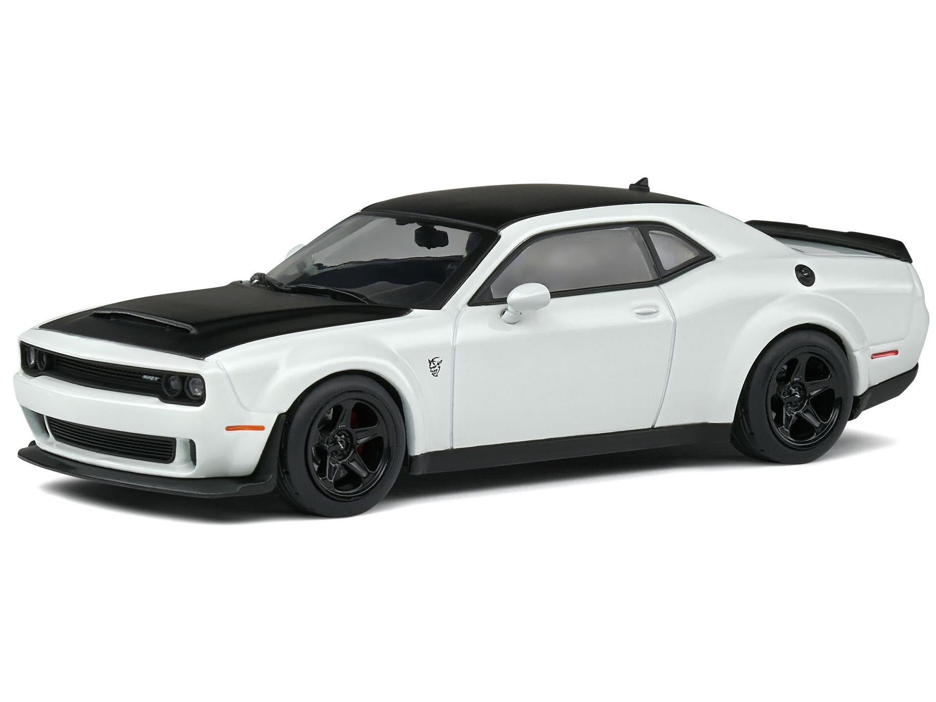 Dodge Challenger 2018 Demon White 1:43 Scale Solido Diecast Model-Solido-Diecast Model Centre