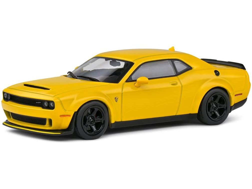 Dodge Challenger 2018 Yellow 1:43 Scale Solido Diecast Model-Solido-Diecast Model Centre