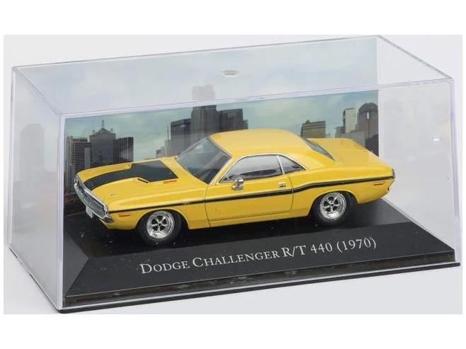 Dodge Challenger R/T 440 1970 Yellow 1:43 Scale Diecast Model-Unbranded-Diecast Model Centre