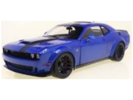 Dodge Challenger R/T Scat Pack Widebody 2023 blue - 1:18 Scale Diecast Model Car-Solido-Diecast Model Centre
