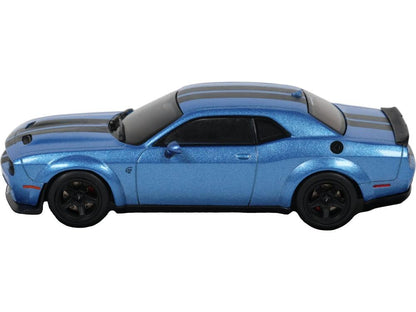 Dodge Challenger SRT Hellcat Redeye Widebody Custom Metallic Blue 2020 1:43 Scale Diecast Car – Solido-Solido-Diecast Model Centre