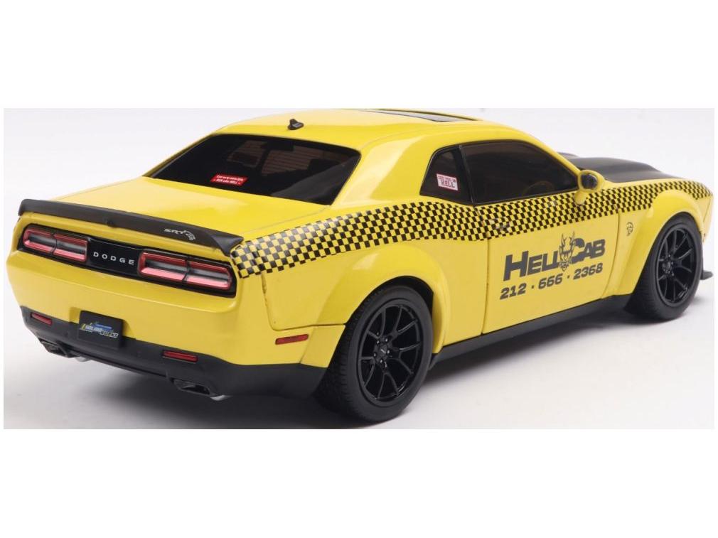 Dodge Challenger SRT Hellcat Redeye Widebody NYC Hellcab 2023 1:18 Scale Solido Diecast Model Car-Solido-Diecast Model Centre