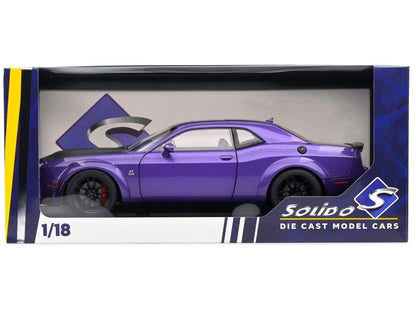 Dodge Challenger SRT Hellcat Redeye Widebody Plum Crazy 2020 1:18 Scale Diecast Model Car – Solido-Solido-Diecast Model Centre