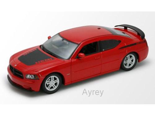 Dodge Charger Daytona R/T 2006 Red 1:24 Scale Welly Diecast Model-Welly-Diecast Model Centre