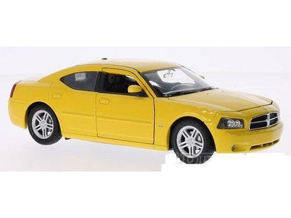 Dodge Charger Daytona R/T 2006 Yellow 1:24 Scale Welly Diecast Model-Welly-Diecast Model Centre