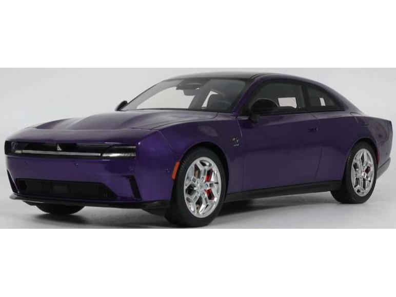 Dodge Charger Daytona R/T Plum Crazy 2024 1:18 Scale Resin Car – GT Spirit-GT Spirit-Diecast Model Centre