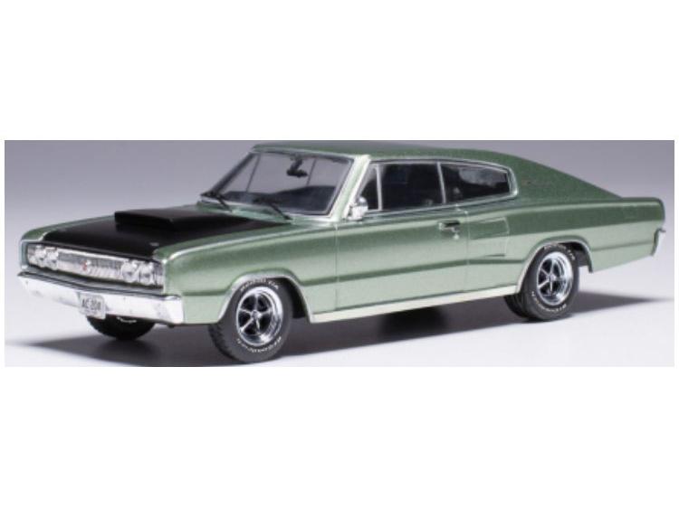 Dodge Charger Light Green 1967 1:43 Scale IXO Diecast Model Car-IXO-Diecast Model Centre