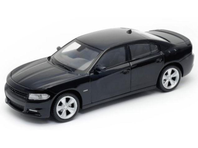 Dodge Charger R/T 2016 Black 1:24 Scale Welly Diecast Model-Welly-Diecast Model Centre
