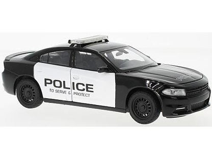 Dodge Charger RT Police Pursuit 1:24 Scale Welly Diecast Model-Welly-Diecast Model Centre