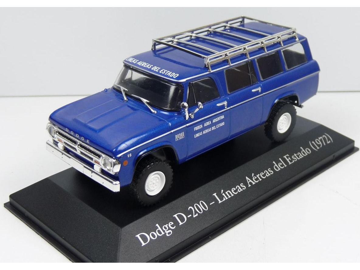 Dodge D200 (1972) Lineas aereas del estado (Argentina Spec.) 1:43 Scale Diecast Model-Unbranded-Diecast Model Centre