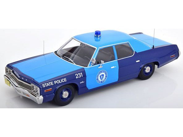 Dodge Monaco 1974 Massachusetts State Police - 1:18 Scale Diecast Model Car-KK Scale-Diecast Model Centre