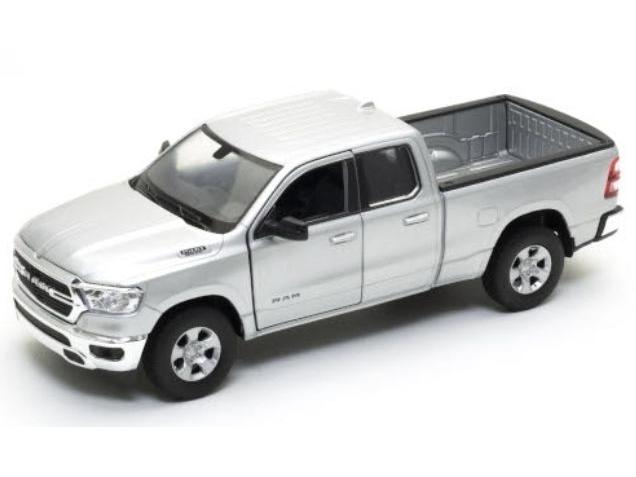 Dodge RAM 1500 2019 Silver 1:24 Scale Welly Diecast Model-Welly-Diecast Model Centre