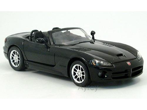 Dodge Viper SRT-10 2003 Black 1:24 Scale Welly Diecast Model-Welly-Diecast Model Centre