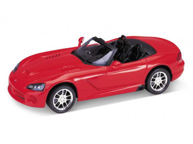 Dodge Viper SRT-10 2003 Red 1:24 Scale Welly Diecast Model-Welly-Diecast Model Centre