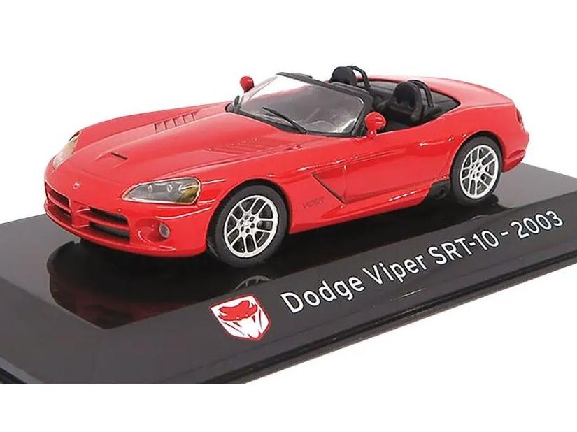 Dodge Viper SRT 10 2003 Red 1:43 Scale Diecast Model-Unbranded-Diecast Model Centre