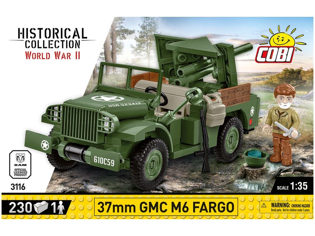 Dodge WC-55 GMC M6 Fargo 225 1943 WWII Cobi Brick Build Kit-Cobi-Diecast Model Centre