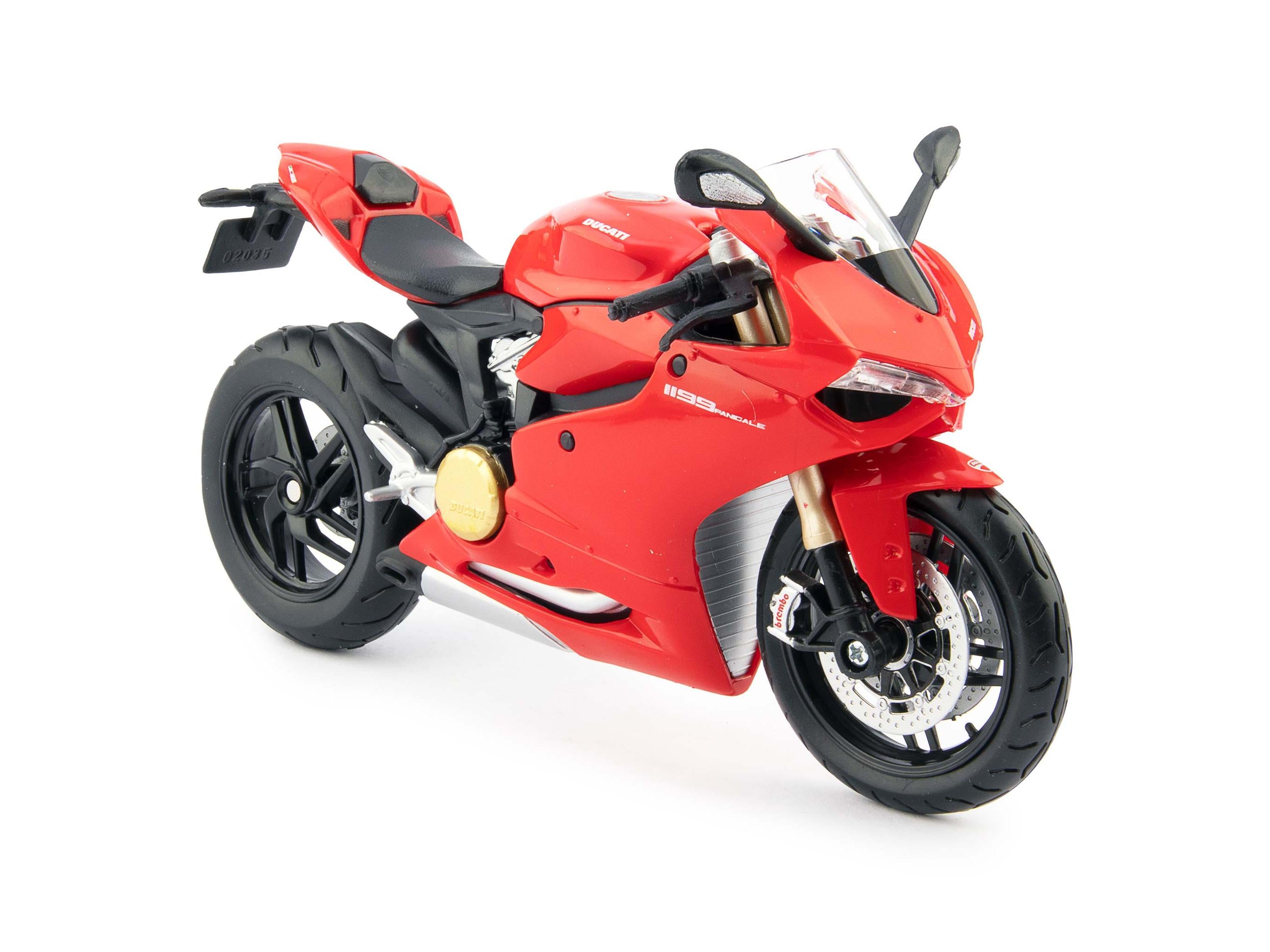Ducati 1199 Panigale red 1:12 Scale Motorcycle Model