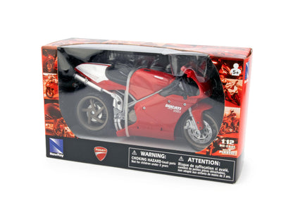 Ducati 998 S Red 1:12 Scale NewRay Diecast Model Motorcycle-NewRay-Diecast Model Centre
