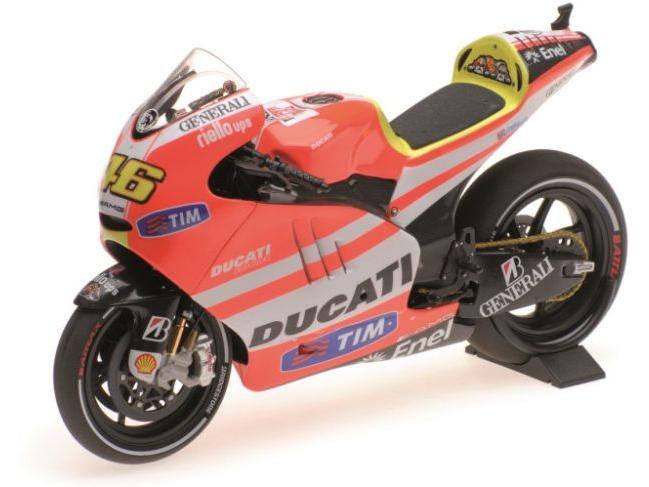 Ducati Desmosedici GP 11.1 Valentino Rossi MotoGP 2011 1:12 Scale Diecast Model-Minichamps-Diecast Model Centre