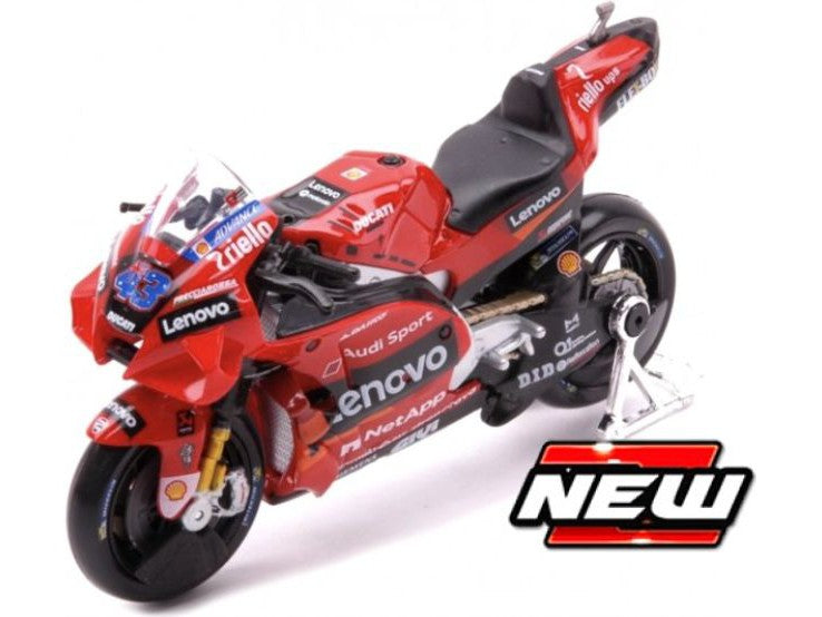 Ducati Desmosedici GP22 Lenovo #43 MotoGP 2022 Jack Miller - 1:18 Scale Diecast Model Motorcycle-Maisto-Diecast Model Centre