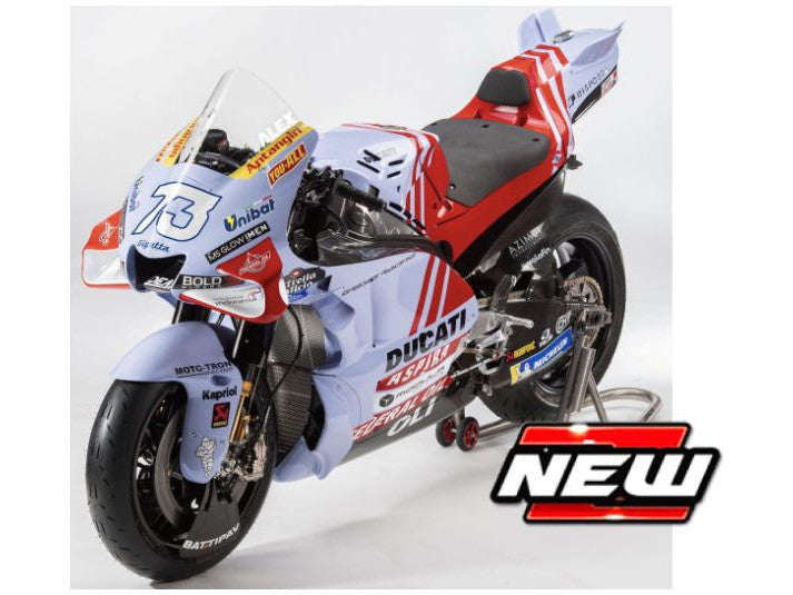 Ducati Desmosedici GP23 Gresini Racing #73 MotoGP 2024 Alex Marquez - 1:18 Scale Motorbike Model-Maisto-Diecast Model Centre