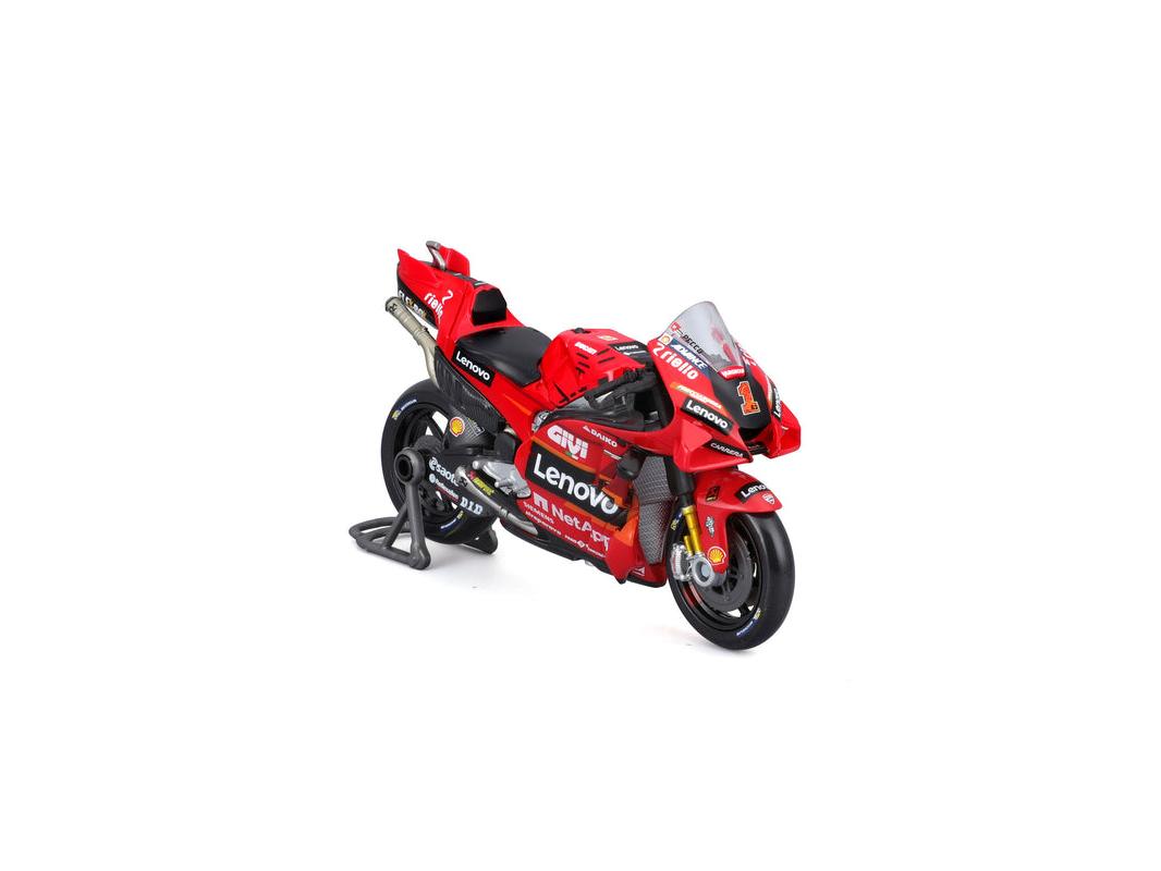 Ducati Desmosedici GP24 Lenovo GP Racing #1 MotoGP 2024 Francesco Bagnaia 1:18 Scale Motorcycle Model