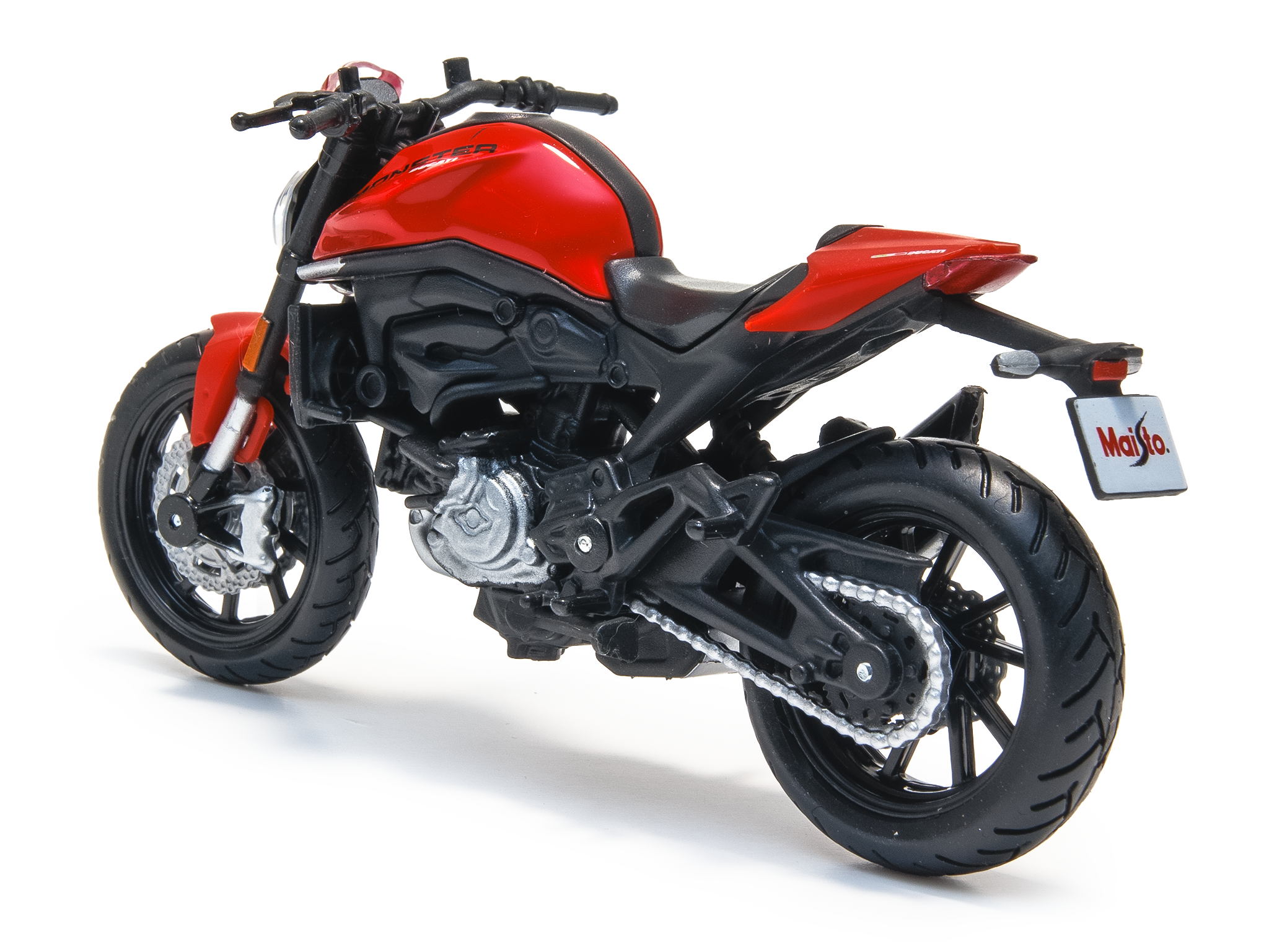 Ducati Monster 937 2021 red - 1:18 Scale Diecast Model Motorcycle-Maisto-Diecast Model Centre