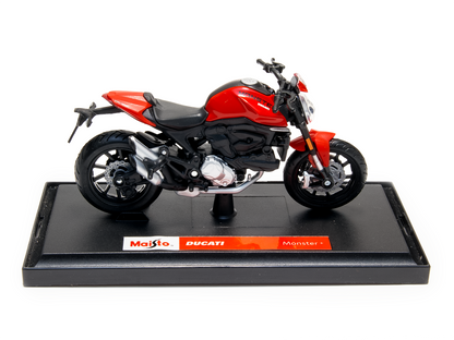 Ducati Monster 937 2021 red 1:18 Scale Motorcycle Model
