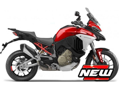 Ducati Multistrada V4 red - 1:18 Scale Diecast Model Motorcycle-Bburago-Diecast Model Centre