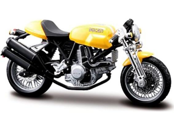 Ducati Sport 1000 Yellow 1:18 Scale Maisto Diecast Model-Maisto-Diecast Model Centre