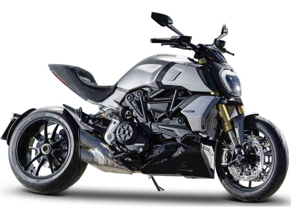Ducati X Diavel S White/Black 1:12 Scale Maisto Diecast Model-Maisto-Diecast Model Centre