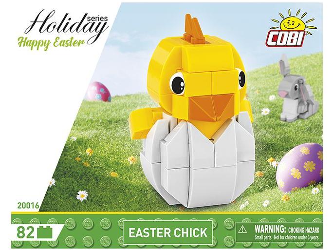 Easter Chick Cobi Brick Build Kit-Cobi-Diecast Model Centre