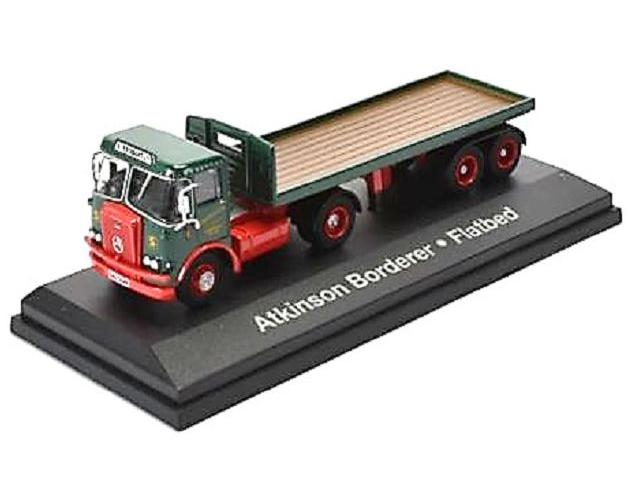 Eddie Stobart Atkinson Borderer with Flatbed Trailer 1:76 Scale Atlas Editions Diecast Model-Atlas Editions-Diecast Model Centre