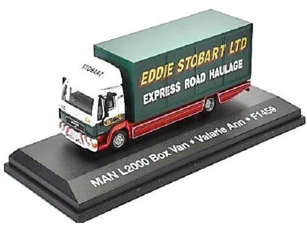 Eddie Stobart MAN L200 Box Lorry Valarie Ann 1:76 Scale Atlas Editions Diecast Model-Atlas Editions-Diecast Model Centre