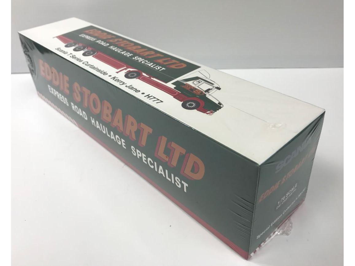 Eddie Stobart Scania T Series Curtainside Kerry Jane 1:76 Scale Atlas Editions Diecast Model-Atlas Editions-Diecast Model Centre