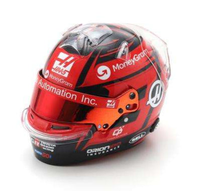 Esteban Ocon 2025 Helmet MoneyGram Haas F1 Team 1:5 Scale Spark Replica