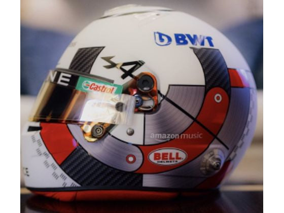 Esteban Ocon BWT Alpine F1 Belgian GP 2023 - 1:5 Scale Replica Helmet-Spark-Diecast Model Centre