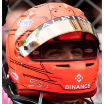 Esteban Ocon BWT Alpine F1 Monaco GP 2023 - 1:5 Scale Replica Helmet-Spark-Diecast Model Centre