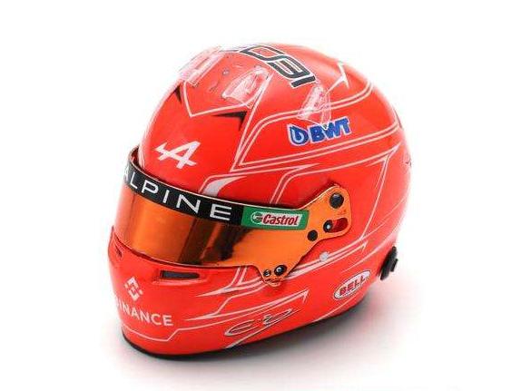Esteban Ocon F1 2023 Season Update Helmet 1:5 Scale Spark Resin Replica-Spark-Diecast Model Centre