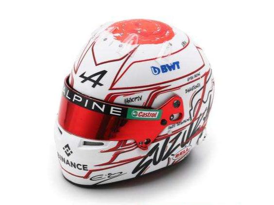 Esteban Ocon F1 Japanese GP 2023 Helmet 1:5 Scale Spark Resin Replica-Spark-Diecast Model Centre