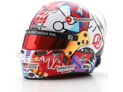 Esteban Ocon F1 Miami GP 2025 Helmet 1:5 Scale Resin Replica – Spark-Spark-Diecast Model Centre