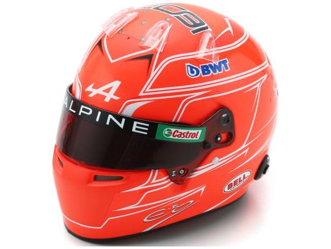 Esteban Ocon F1 Monaco GP 2023 Helmet 1:5 Scale Spark Resin Replica-Spark-Diecast Model Centre