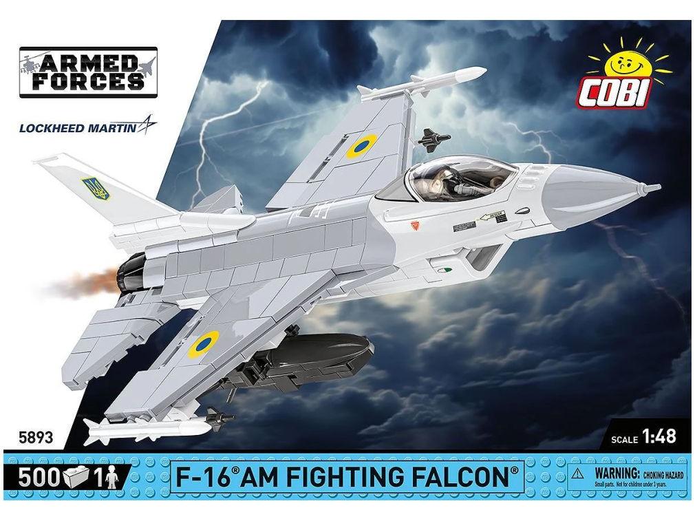 F-16C Fighting Falcon (UA) (500 pcs) Cobi Brick Build Kit-Cobi-Diecast Model Centre